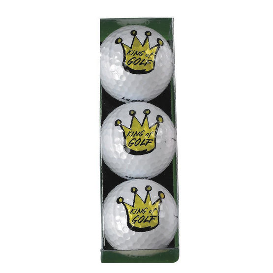 Sportiques 3er Golfbälle King of Golf Sonstige