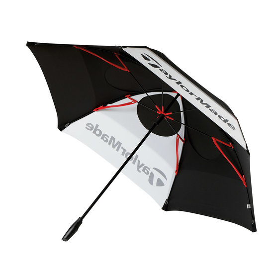 TaylorMade Double Canopy Regenschirm 68Inch schwarz