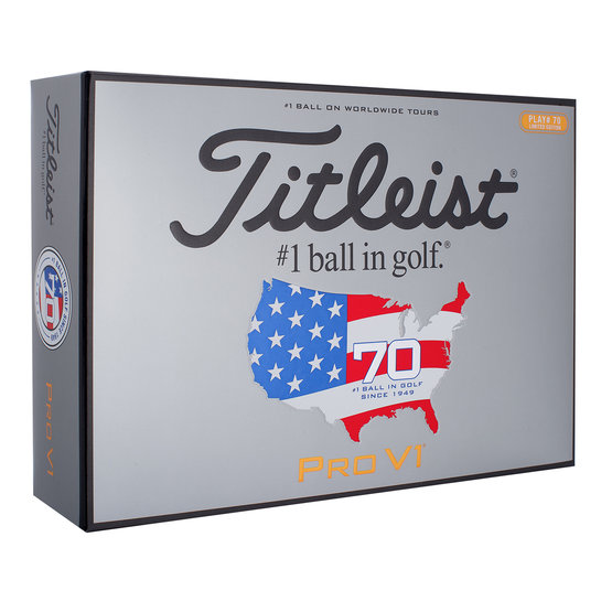 Titleist Pro V1 US Open Ltd. Edition Golfball weiß