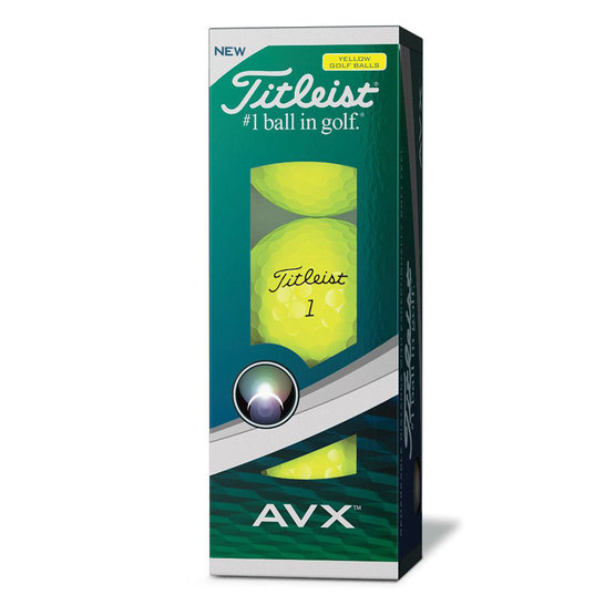 Titleist AVX Golfball gelb