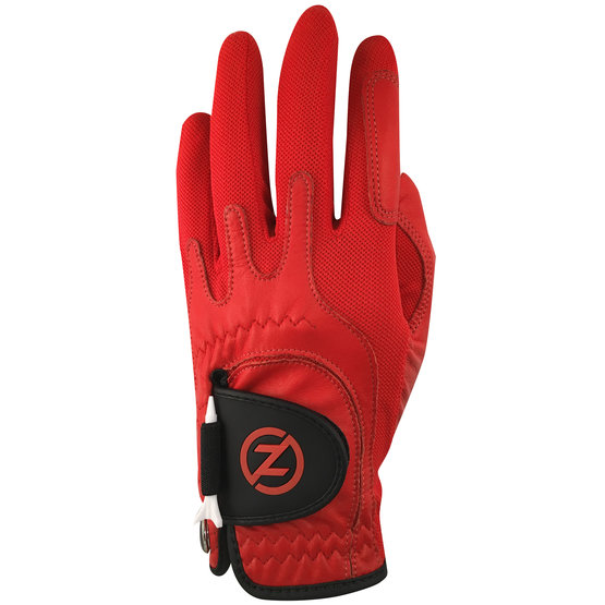 Zero Friction Cabretta Handschuh für die linke Hand rot