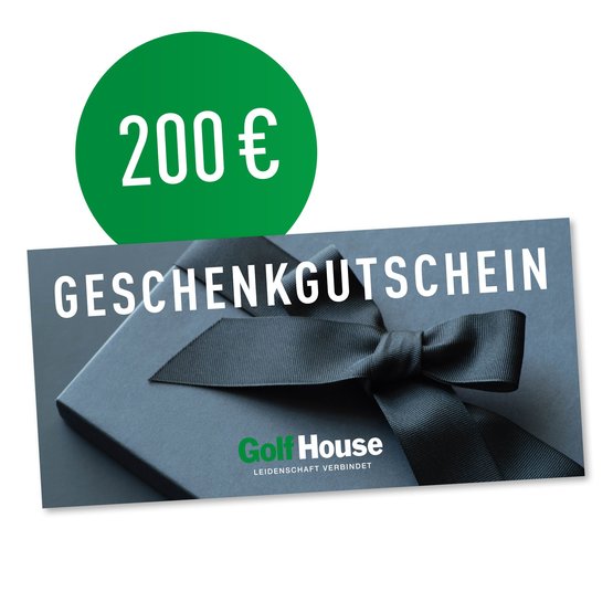 Golf House Gutschein 200,- Euro Geschenkkarte Sonstiges
