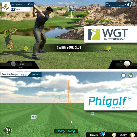 Phigolf Golfový simulátor WGT Edition černá