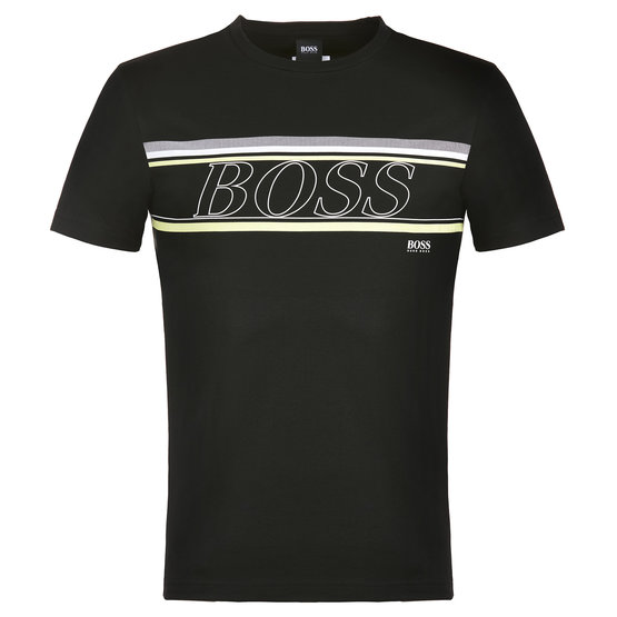BOSS Halbarm T-Shirt schwarz