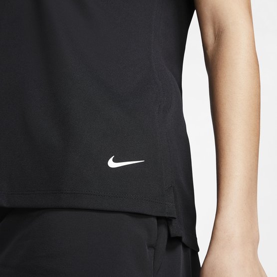 Nike Halbarm Polo schwarz