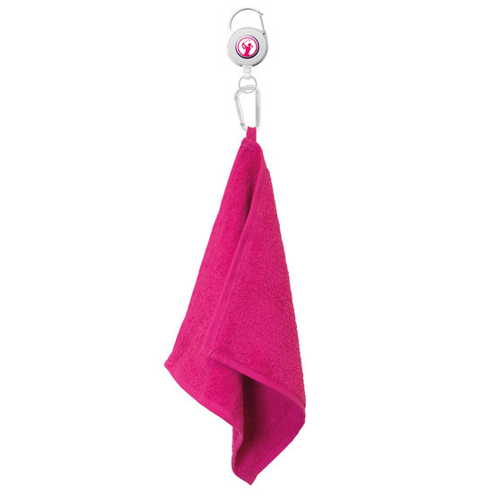 Surprizeshop Towel pink Lady Golfer pink