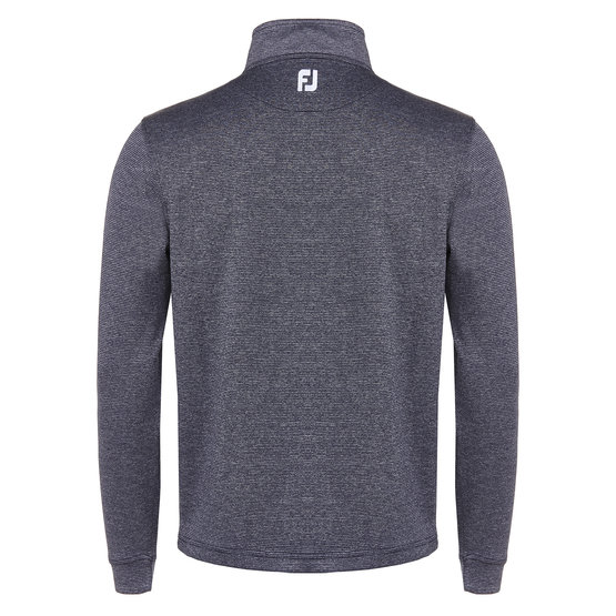 FootJoy Heather Pinstripe Chill-Out Pullover navy