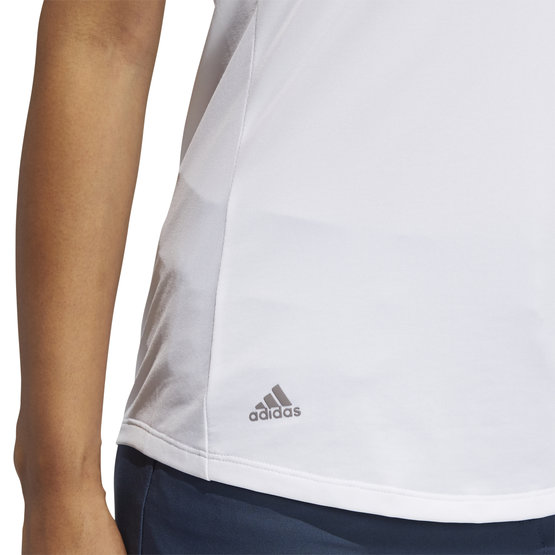 Adidas ULTIMATE 365 SOLID ohne Arm Polo weiß