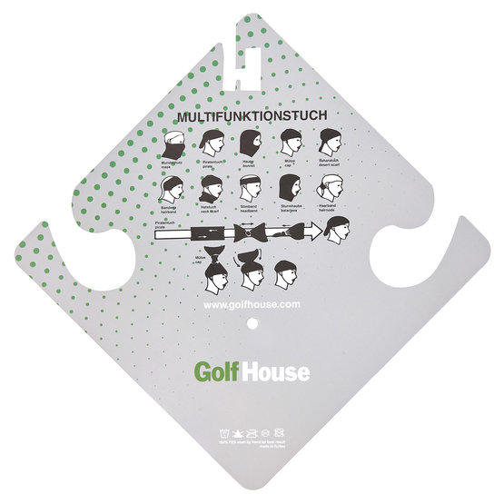 Golf House Schal/Mund- und Nasenschutz anthrazit