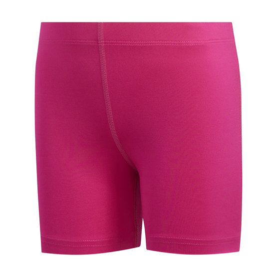Adidas Ruffle Halbarm Kleid pink