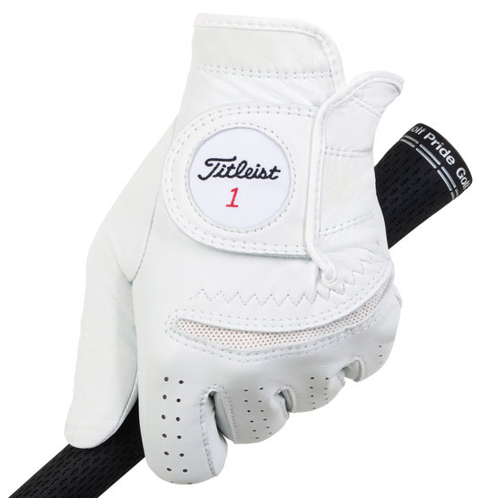 Titleist Perma-Soft glove for the left hand white