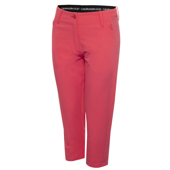 Calvin Klein Arkose Capri pants in coral buy online - Golf House