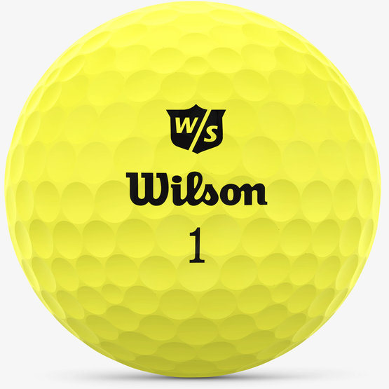 Wilson Staff Duo Optix Golfball gelb