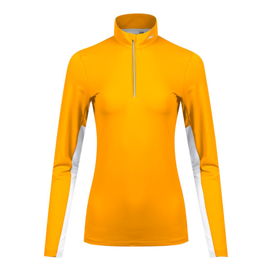 Image of Kjus Sunshine Sport Half-Zip Stretch Unterzieher orange