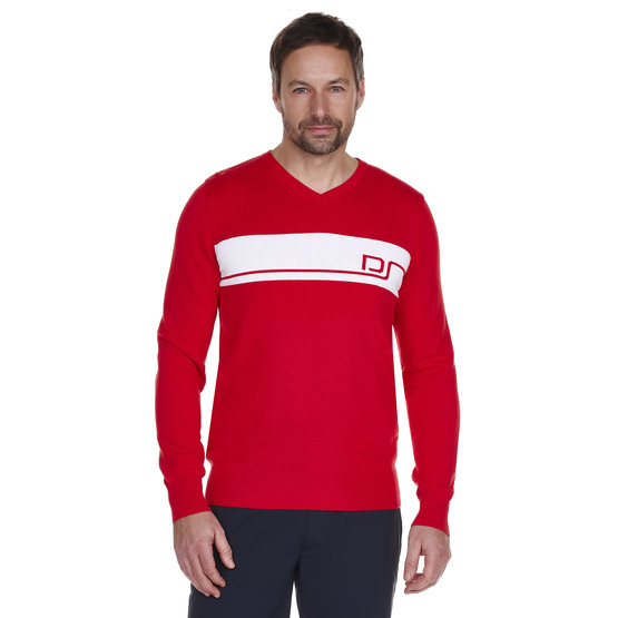 Daniel Springs Funktions-Pullover rot