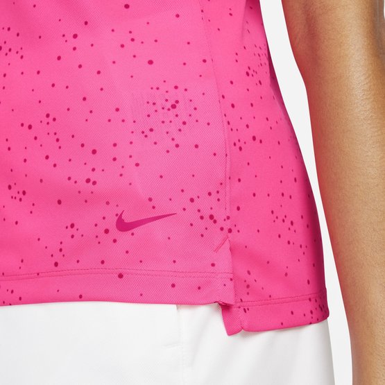 Nike Ärmelloses DRY DOT PRT Polo pink