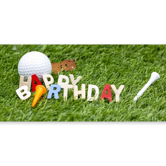 Golf House Gutschein zum Drucken Birthday - Golf House