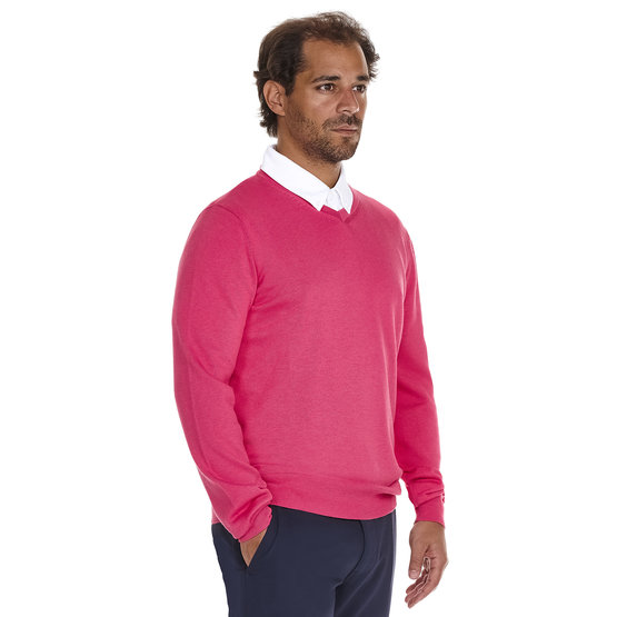 Daniel Springs Základní pletený svetr Pulovr Knit magenta