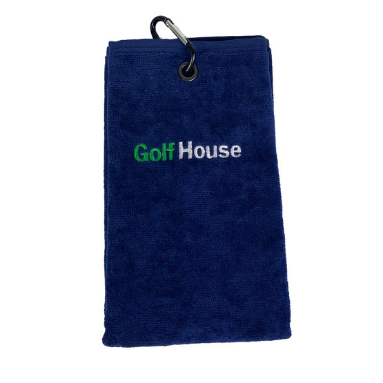 Golf House TriFold towel navy