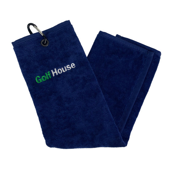 Golf House TriFold Handtuch navy