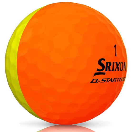 Srixon Q-Star Tour Divide Golf Ball orange