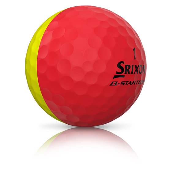 Srixon Q-Star Tour Divide Golfball rot