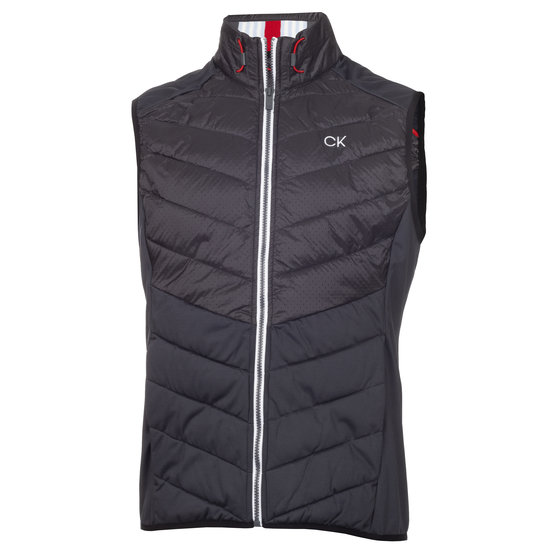 Calvin Klein 17 MILE DRIVE GILET thermal vest in dark gray buy online -  Golf House