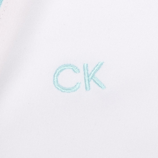 Calvin Klein CHARLEVOIX Halbarm Polo weiß