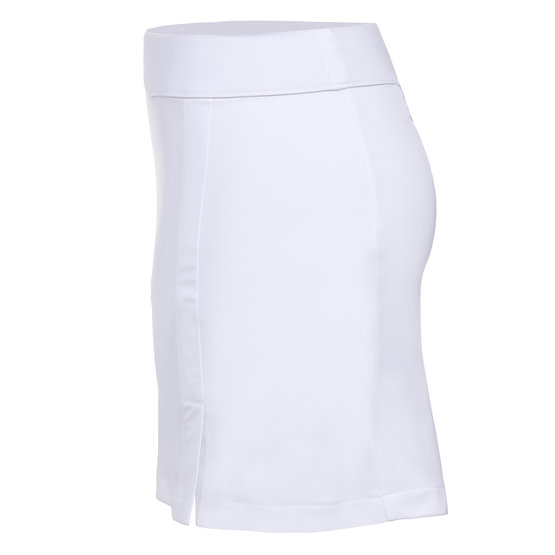 J.Lindeberg Amelie Mid Golf Skirt Short Skort in white buy online - Golf  House