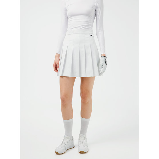 Werena Women's High Waisted Pleated Tennis Golf Skort White Size Small