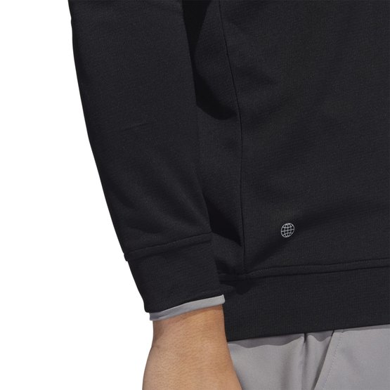 Adidas Mens Primegreen Upf Quarter Zip Pullover schwarz