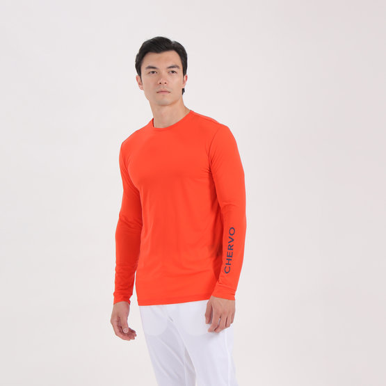 Chervo Teck Langarm T-Shirt orange