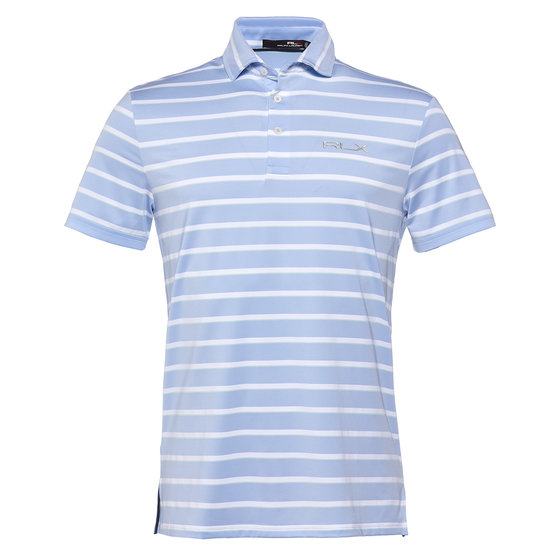 Polo Ralph Lauren Stripe half sleeve polo in white buy online - Golf House