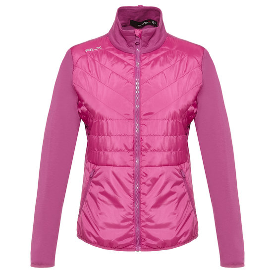 Polo Ralph Lauren Strečová bunda na zip růžová