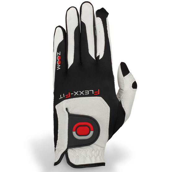 Zoom Weather glove for the left hand men white red