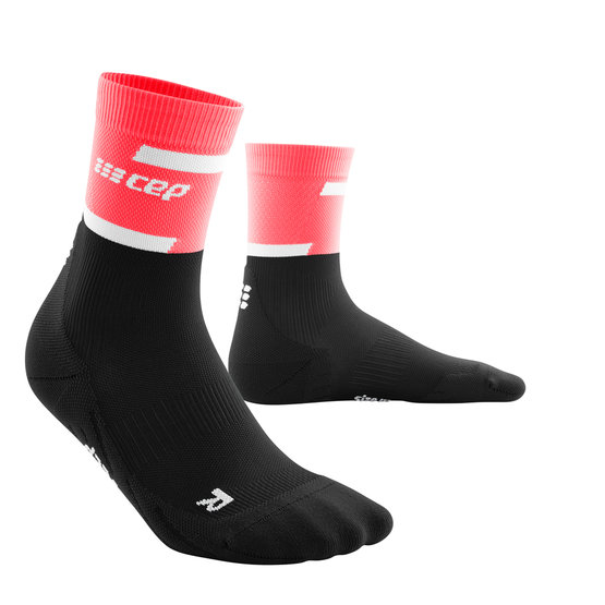 CEP The Run Compression Socks Mid Cut Socke pink