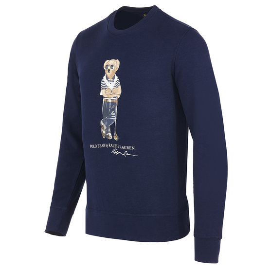 Polo Ralph Lauren Bear sweatshirt in navy buy online - Golf House
