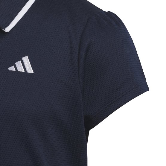 Adidas  DÍVČÍ TEXTUROVANÁ polokošile s krátkým rukávem námořnická modrá