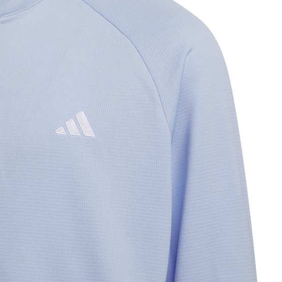 Adidas  Dívčí strečová bunda FULL ZIP světle modrá