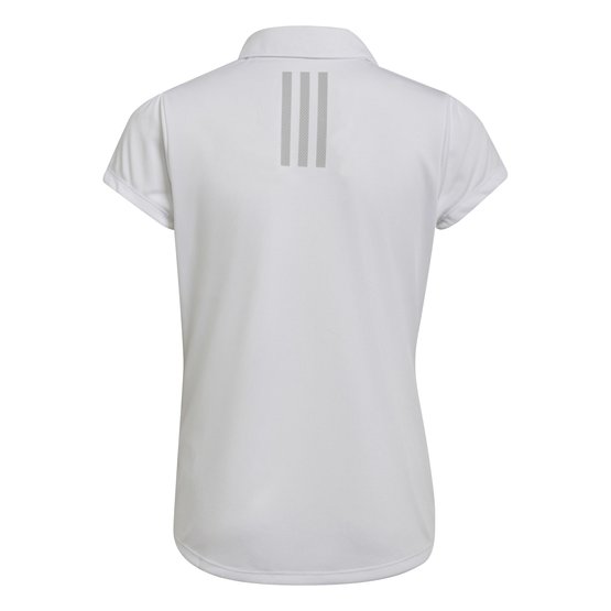 Adidas Girls Performance Primegreen Half Sleeve Polo white