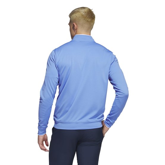 Adidas PRIMEGREEN UPF QUARTER ZIP Stretch Midlayer blau