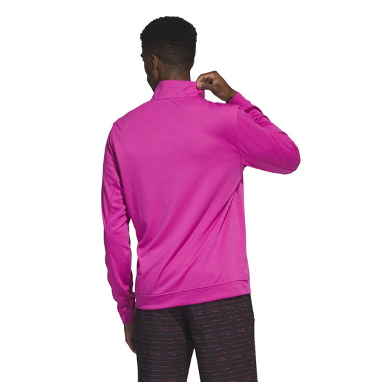 Adidas ELEVATED QUARTER ZIP PULLOVER Stretch Midlayer pink