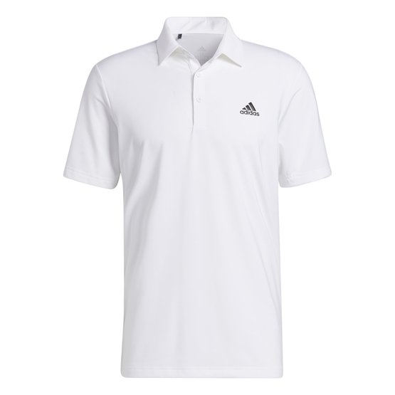 Adidas ULTIMATE365 SOLID LEFT CHEST Halbarm Polo weiß