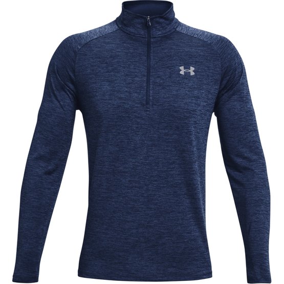 Image of Under Armour Tech 2.0 1/2 Zip Stretch First Layer navy