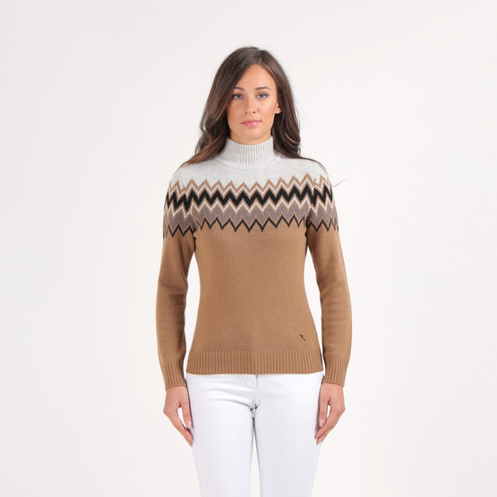 Chervo NACCHERA sweater knit camel