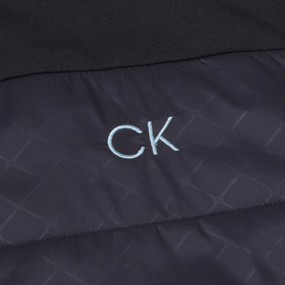 Calvin Klein  Termo vesta MALDEN HYBRID námořnická modrá