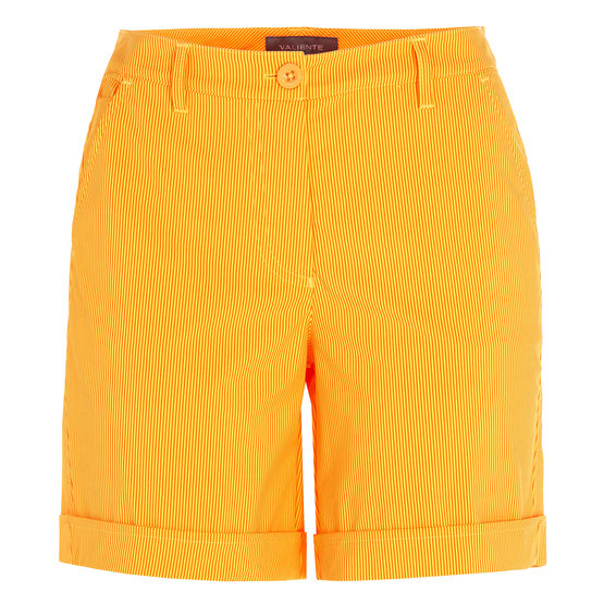 Valiente gestreifte Bermuda Shorts orange