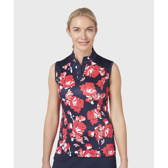 Callaway Large Scale Floral Polo navy