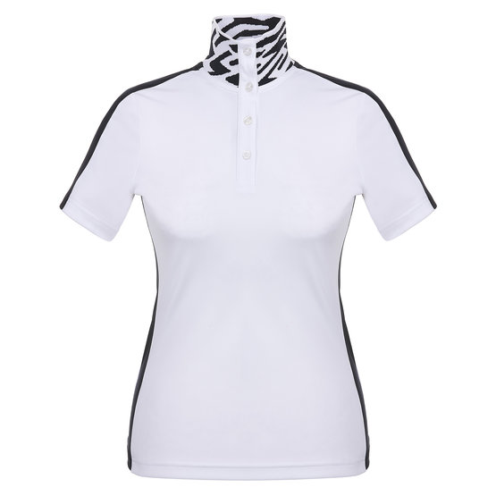 J.Lindeberg Pip GH half sleeve polo in white buy online - Golf House