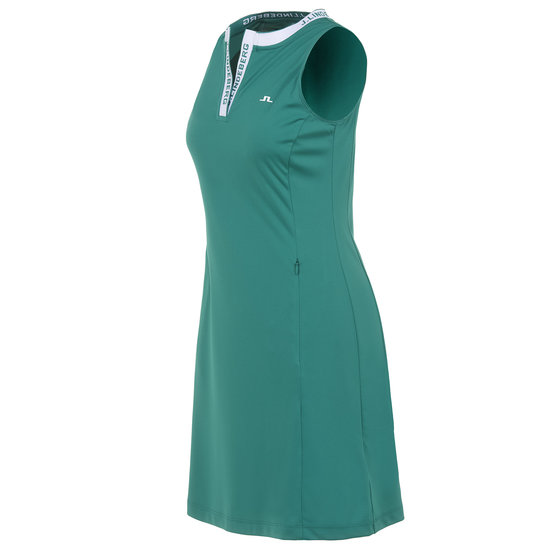 J.Lindeberg Meja GH Dress ohne Arm Kleid grün